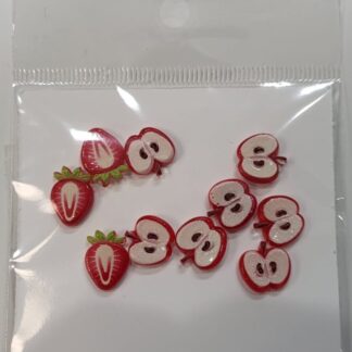 Essential Accessories - Resin Apple/Strawberry Slices 10 pieces