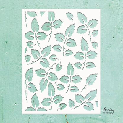 Mintay - Stencil - Rose Leaves