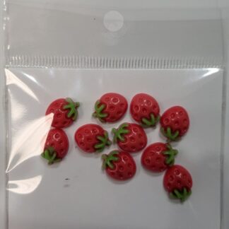 Essential Accessories - Resin Strawberries 10 pieces