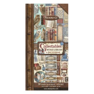 Stamperia- Vintage Library Collectables