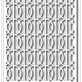 Frantic Stamper - Interlocking Rings Card Panel