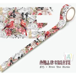 Aall & Create - Washi Tape - Free The Birds 075