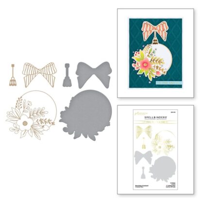 Spellbinders - Blooming Ornament Glimmer plate and die set