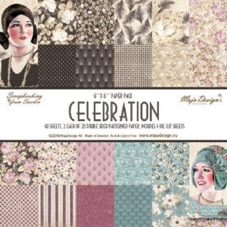 Maja Design 6X6 paper pad Celebration 40 sheets