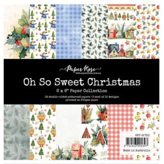 Paper Rose - Oh So Sweet Christmas- 6X6 paper collection
