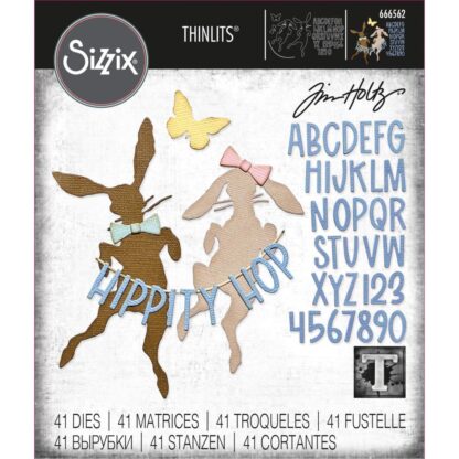 Sizzix Thinlits - Vault Hippity Hop