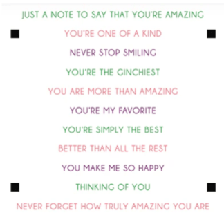 LDRS Creative - Stamp - Amazing You Sentiment Stack 3390