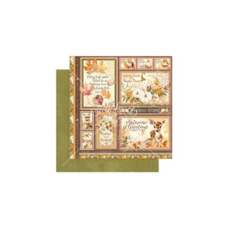 Graphic 45 -Autumn Greetings - Autumn Greetings 12 X 12 Paper