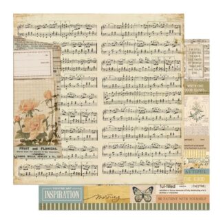 PhotoPlay - Everyday Junque - Music Notes 12X12 paper