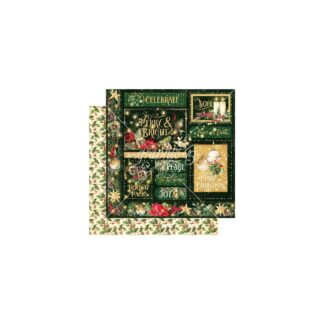 Graphic 45 - Merry & Bright - Merry & Bright 12 X 12 Paper