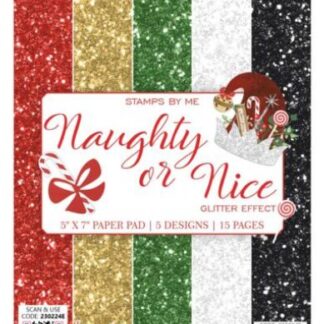 Stamps by Me - Naughty or Nice 5X7 paper pack