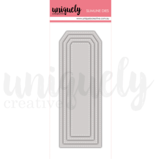 Uniquely Creative - Slim Stitched Nesting Tag Die