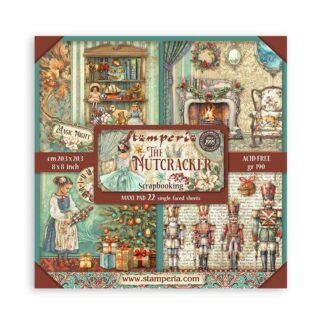 Stamperia - The Nutcracker - 8X8 paper pad 10 sheets