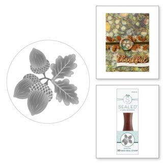 Spellbinders - Acorn Trio Wax Seal Stamp
