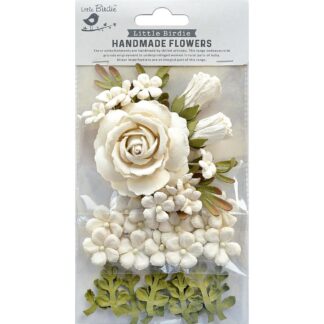 Little Birdie - Rooney Paper Flowers 23/Pkg Shabby Chic Bouquet