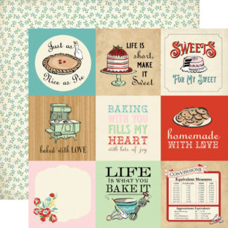 Carta Bella - Roll With It - 4X4 Journaling Cards 12 x 12 Paper