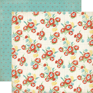 Carta Bella - Roll With It - Floral 12 x 12 Paper