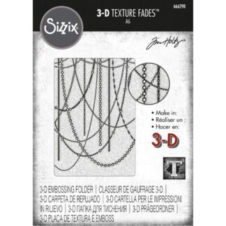 Sizzix - Embossing Folder - Sparkle- Texture Fades