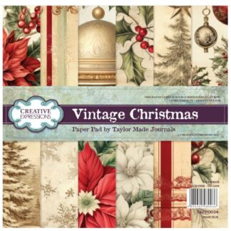 Creative Expressions - Vintage Christmas 8X8 paper pad