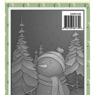 Lisa Horton - 3D Embossing Folder - Winter Snowman