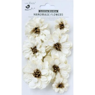 Little Birdie - Galina paper flowers Ivory Pearl