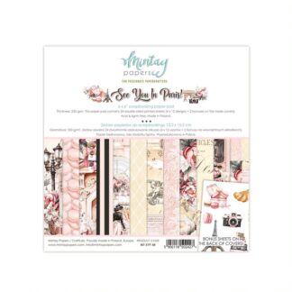 Mintay - 6 x 6 Paper Pad - See You In Paris