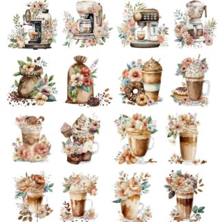 SSD - Coffee Ephemera Pack STANDARD cardstock