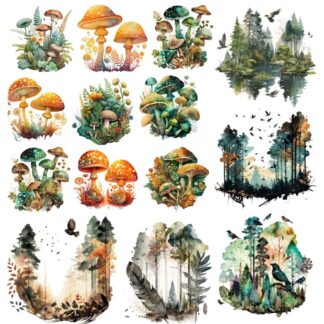SSD - Enchanted Forest Ephemera STANDARD cardstock