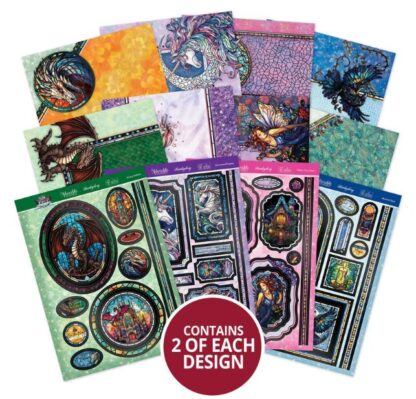 Hunkydory - Stained Glass Mystical Worlds Luxury Topper Collection