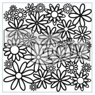 TCW - 12X12 Stencil - Daisy Cluster TCW155