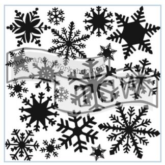 TCW - 12X12 Stencil - Flurries TCW164