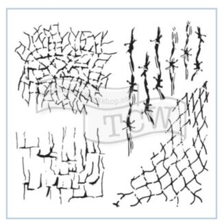 TCW - 12X12 Stencil - Many Textures TCW661