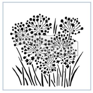 TCW - 12X12 Stencil - Onion Blossoms TCW726