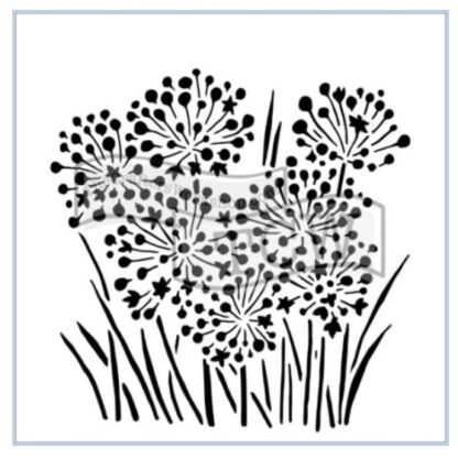 TCW - 12X12 Stencil - Onion Blossoms TCW726