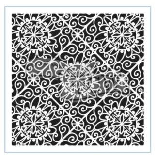 TCW - 12X12 Stencil - Lacy Tiles TCW735