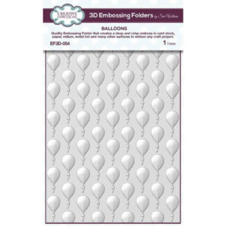 Creative Expressions - 3D Embossing Folder - Balloons EF3D-054