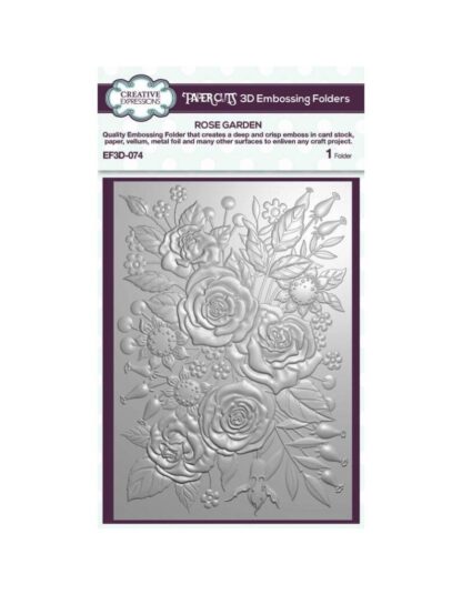 Creative Expressions - 3D Embossing Folder - Rose Garden EF3D-074
