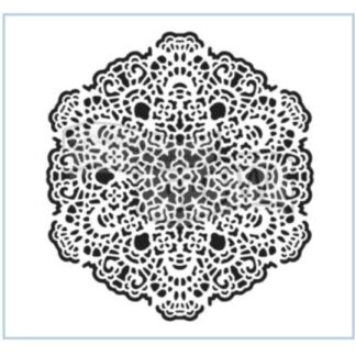 TCW - 6X6 Stencil - Mini Octogonal Lace TCW714s