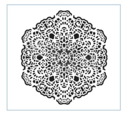 TCW - 6X6 Stencil - Mini Octogonal Lace TCW714s