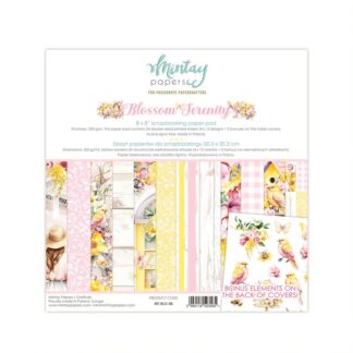 Mintay - 8 x 8 Paper Pad - Blossom Serenity