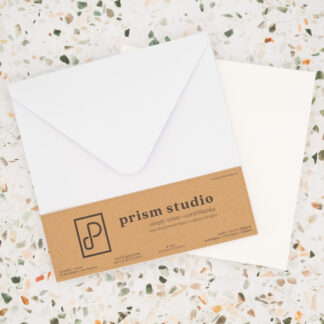 Prism Studio - 6" X 6" card blanks and Envelopes 10 each