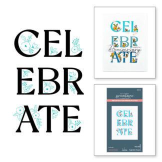 Spellbinders BetterPress Plates - Celebrate Flowers