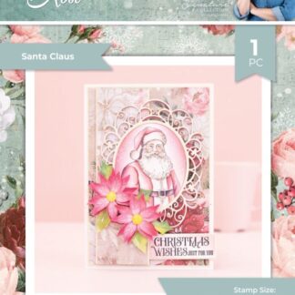Crafter's Companion - Christmas Rose - Stamp - Santa Claus