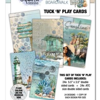 3Quarter Designs - Coastal Boardwalk Tuck n Play Cards