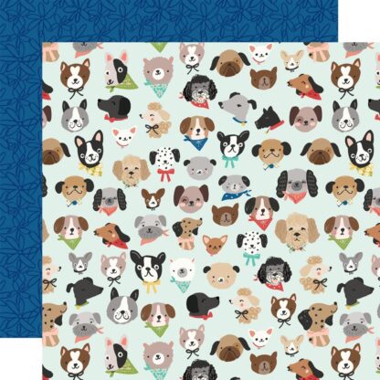 Simple Stories - Fur Baby Dog - Dog Days 12X12 paper