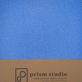 Prism Studio - Glitter Cardstock - Sapphire 8 1/2 X 11