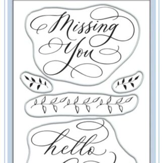 TCW - 4X6 Stamp set- Missing You TCW2003
