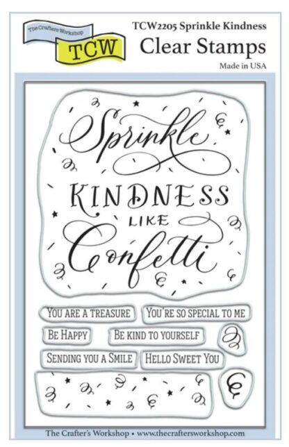 TCW - 4X6 Stamp set- Sprinkle Kindness TCW2005