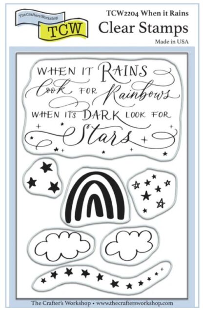 TCW - 4X6 Stamp set- When it Rains TCW2004