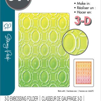 Sizzix - 3D Embossing Folder - Cosmopolitan, Golden Rings